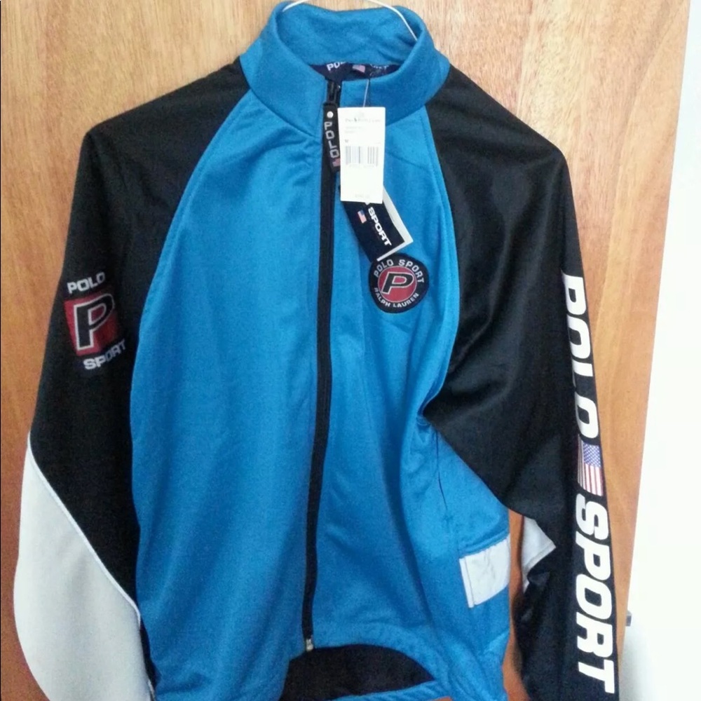 Vintage Polo Sport Ralph Lauren cycling jacket Med